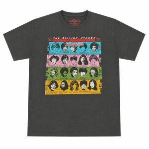 The Rolling Stones Some Girls Graphic T-Shirt Charcoal Gray Mens Large